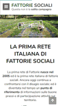 Mobile Screenshot of fattoriesociali.it